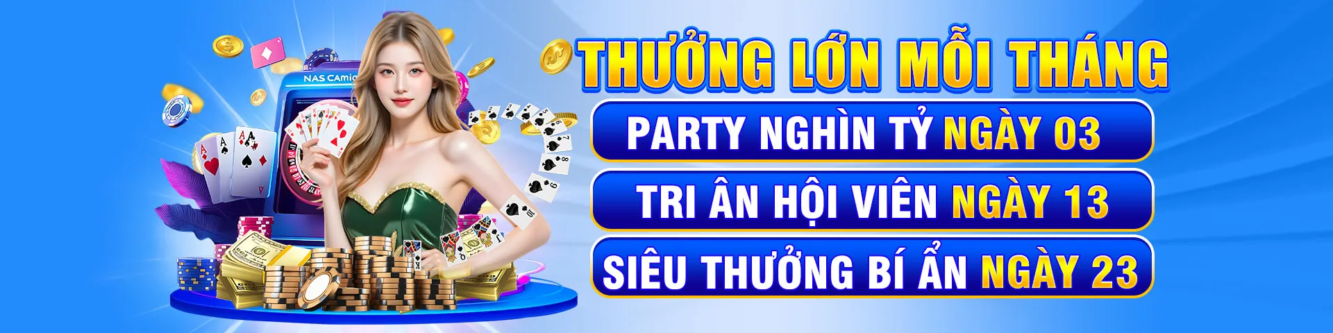 Bàn Baccarat sang trọng với quân bài và logo Win555